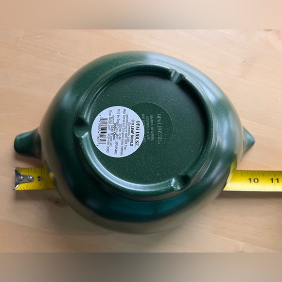 NWT Bundle 2 OPALHOUSE Leaf BAMBOO MELAMINE Bowls SET - Picture 7 of 8